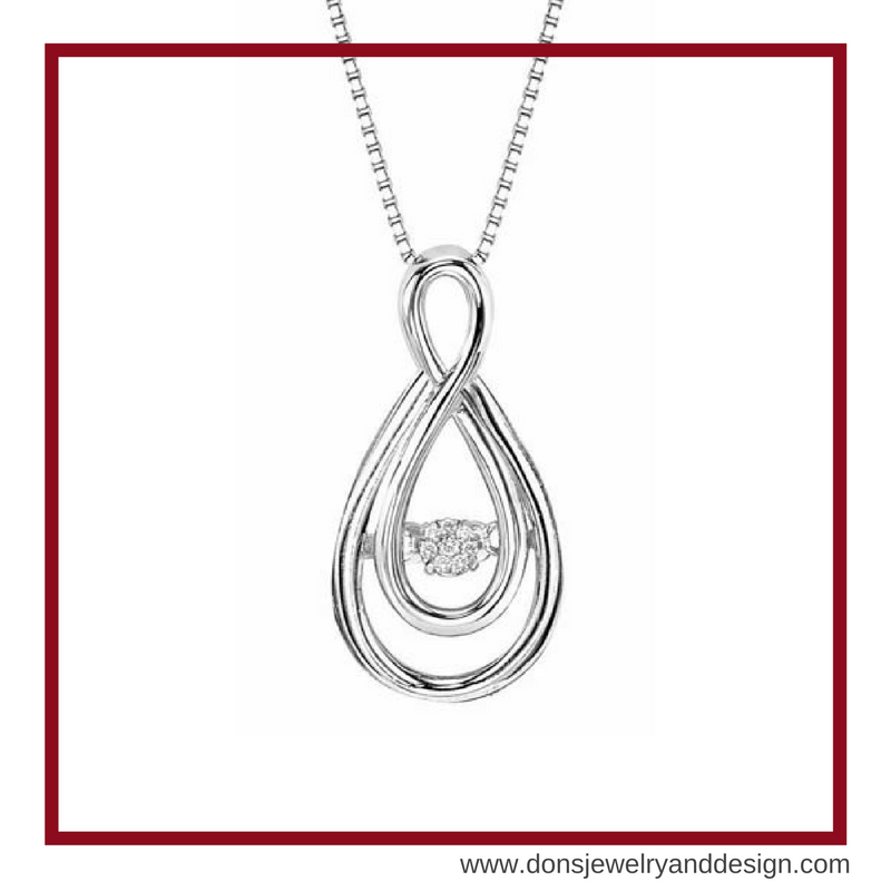 Diamond on sale necklace $100
